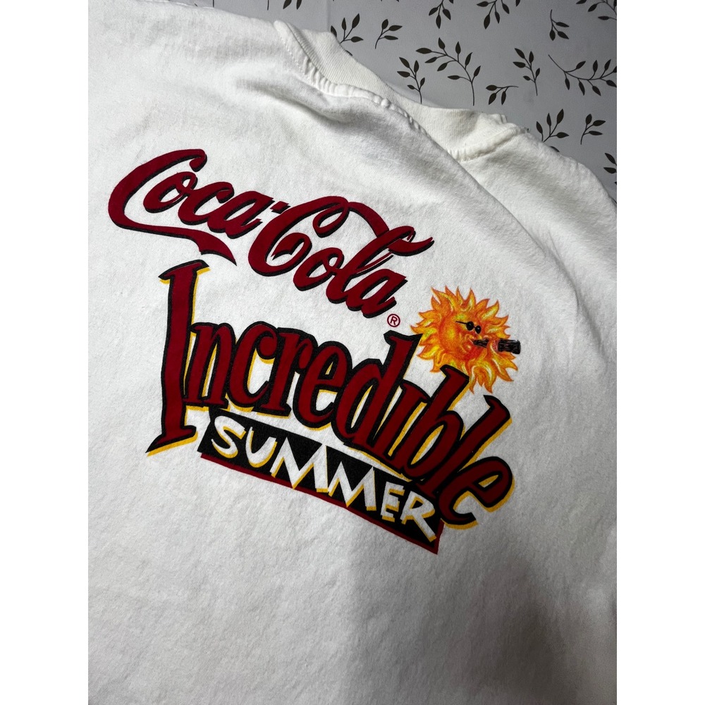 Vintage Coca-Cola Incredible Summer TShirt Hanes Heavyweight XL Graphic 80s